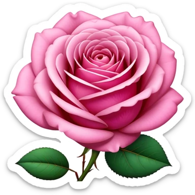 A plante flower rose sticker