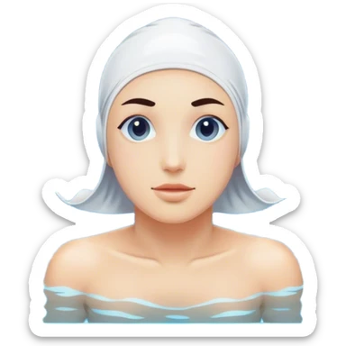 Swimmer among the stars sticker