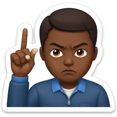 😒🖕🏿 sticker