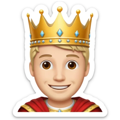 Drama king sticker