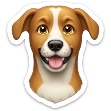 dog with pint of beer sticker