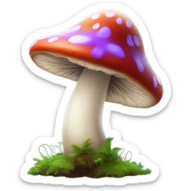 hallucinogenic-mushroom sticker