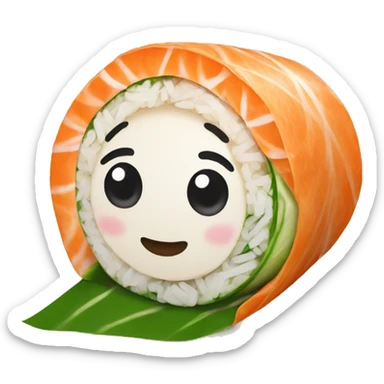 summer roll sticker