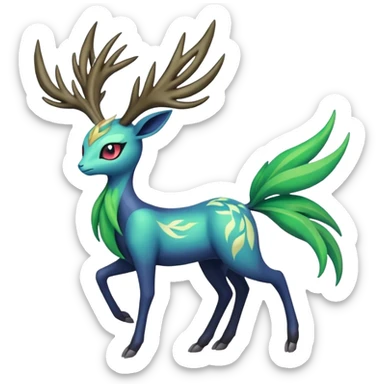 Meloetta-Xerneas-Virizion-Pokémon-Fakémon-creature sticker