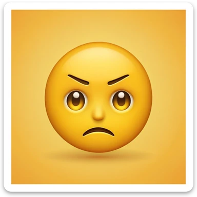 Emoji squinting suspiciously sticker