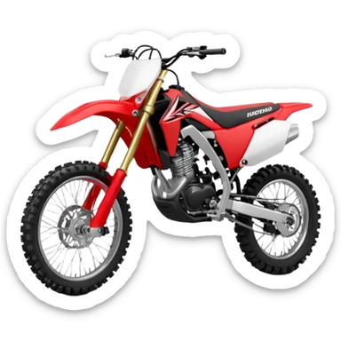 honda crf250r dirt bike sticker