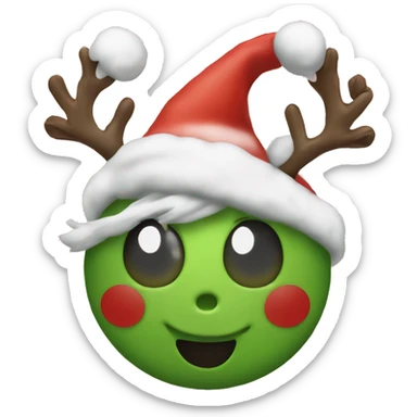 Crismas bog be happy  sticker