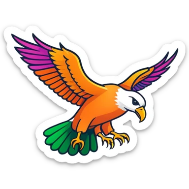 Wingstop logo sticker