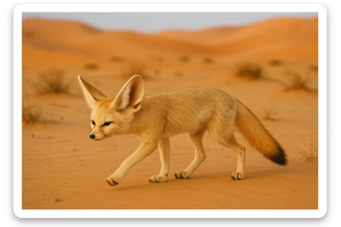 Fennec fox sticker