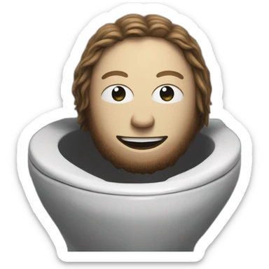 Aphex twin on toilet sticker