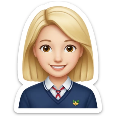 a girl with preppy stuf sticker