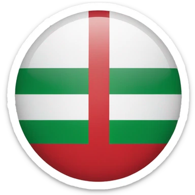 The Hungarian flag but upside down. Make it straight, 2D, without any poles  sticker