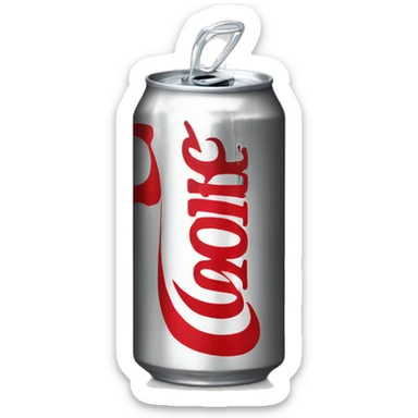 Can of Diet Coke sticker