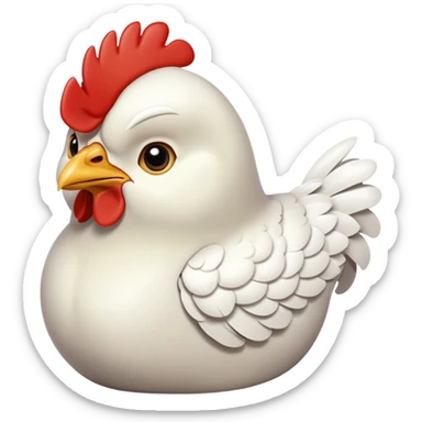 Why did the chicken cross the road? sticker