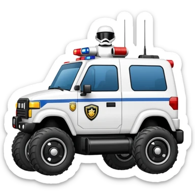 Imperial Shock Troopers police off road interceptor  sticker