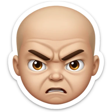 angry bambino sticker