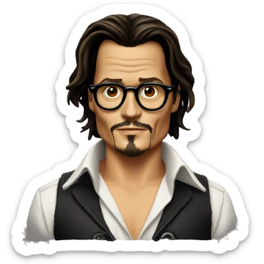 Johnny Depp  sticker