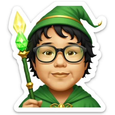 Verdant Wizard sticker