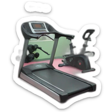 Pesas gym sticker