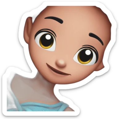 Stitch on Lilo  sticker