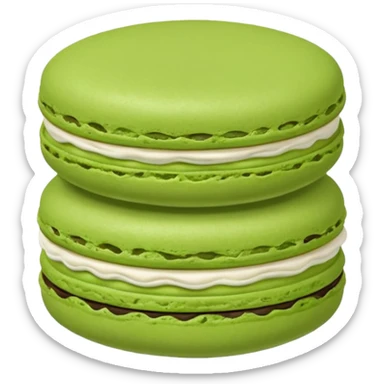 Green Macaroon sticker