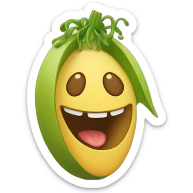 tacokato happy face sticker