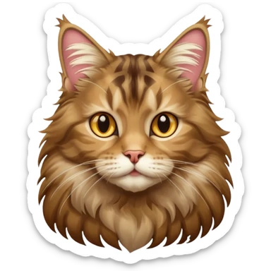 Mainecoon cat sticker