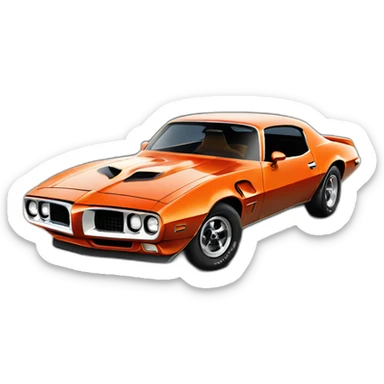 Pontiac Firebird 1969 sticker