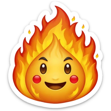 a lua tem que estar dentro do fogo e sem mini sticker