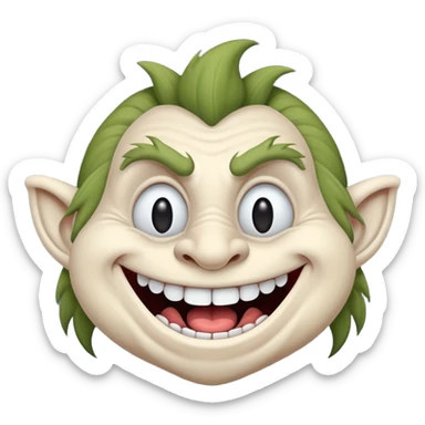 Troll face sticker