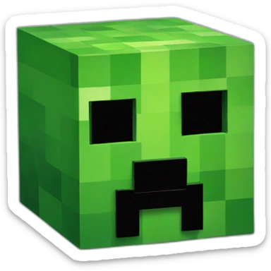 minecraft-creeper sticker
