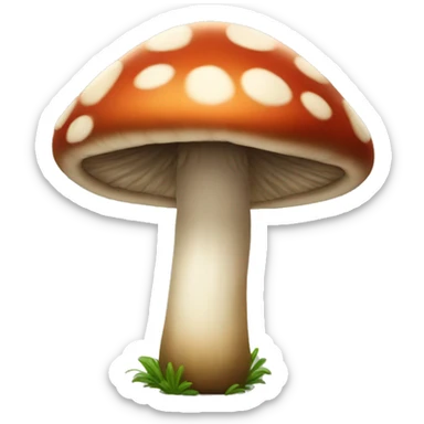 mushroom sticker