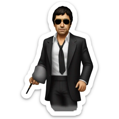 scarface tony montana sticker