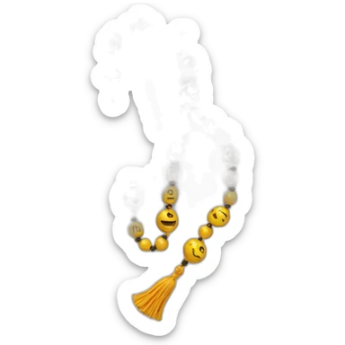 prayer musulman beads sticker