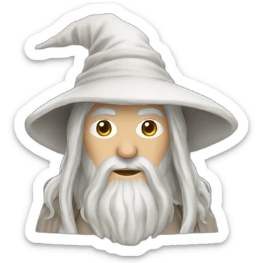 gandalf the white sticker