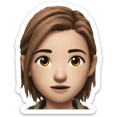 Ellie the last of us sticker