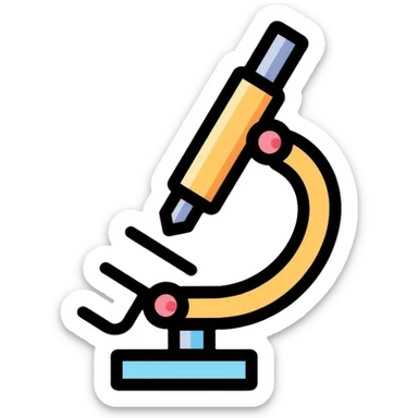 laboratory microscope sticker
