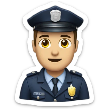 Policia operador tactico  sticker