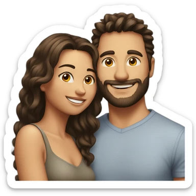 Happy-secret-couple sticker