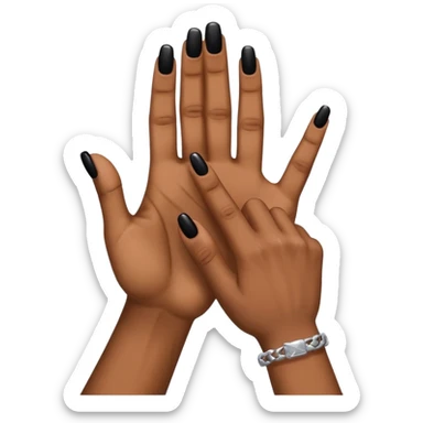 Fait le signe de tupac shakur sticker