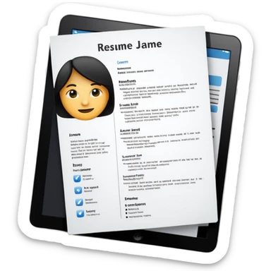 resume sticker