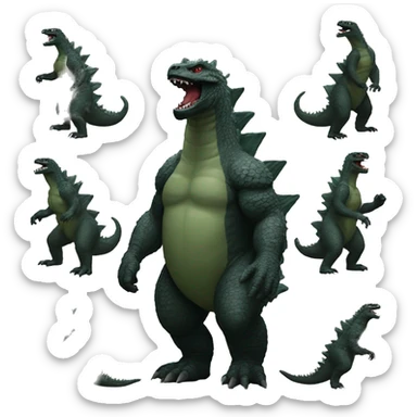 Godzilla minus one sticker