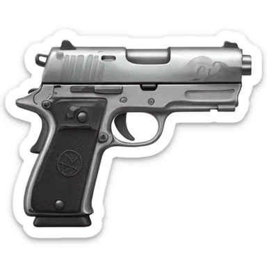 Pistol  sticker