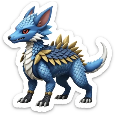  exotic Fakémon-Pokémon-Trico-Protogen-Primagen-Sergal-Nargacuga-Vernid-creature sticker