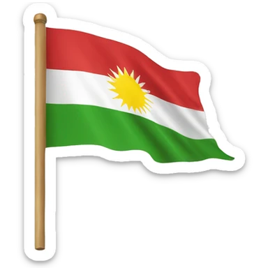 Kurdistan flag emoji sticker