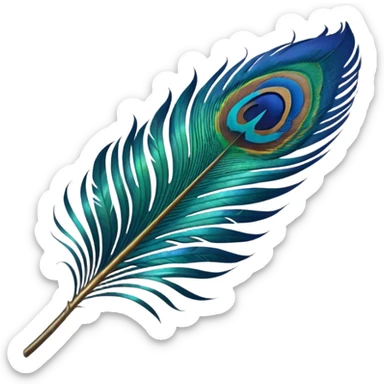 Need single peacock feather emoji to paste in a textbox sticker