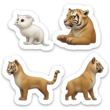 Un animal qui fait un doigt d’honneur  sticker