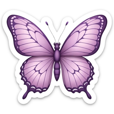Mauve butterfly 🦋 sticker