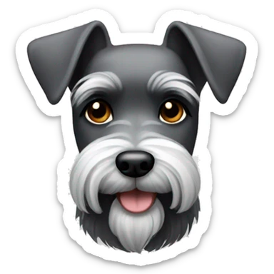 Miniature schnauzer  sticker