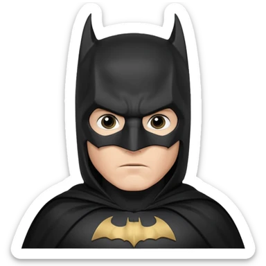 christian bale batman sticker